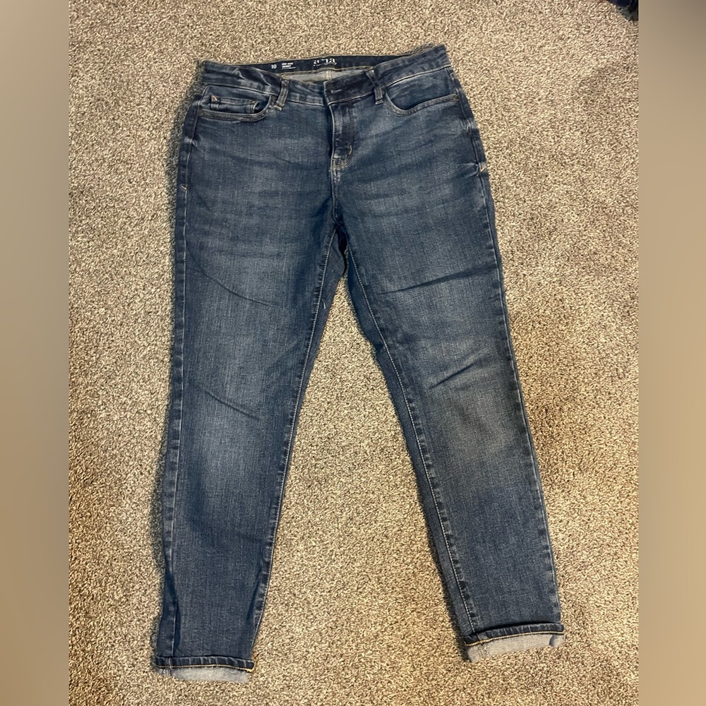 a.n.a Dark Blue Skinny Jeans